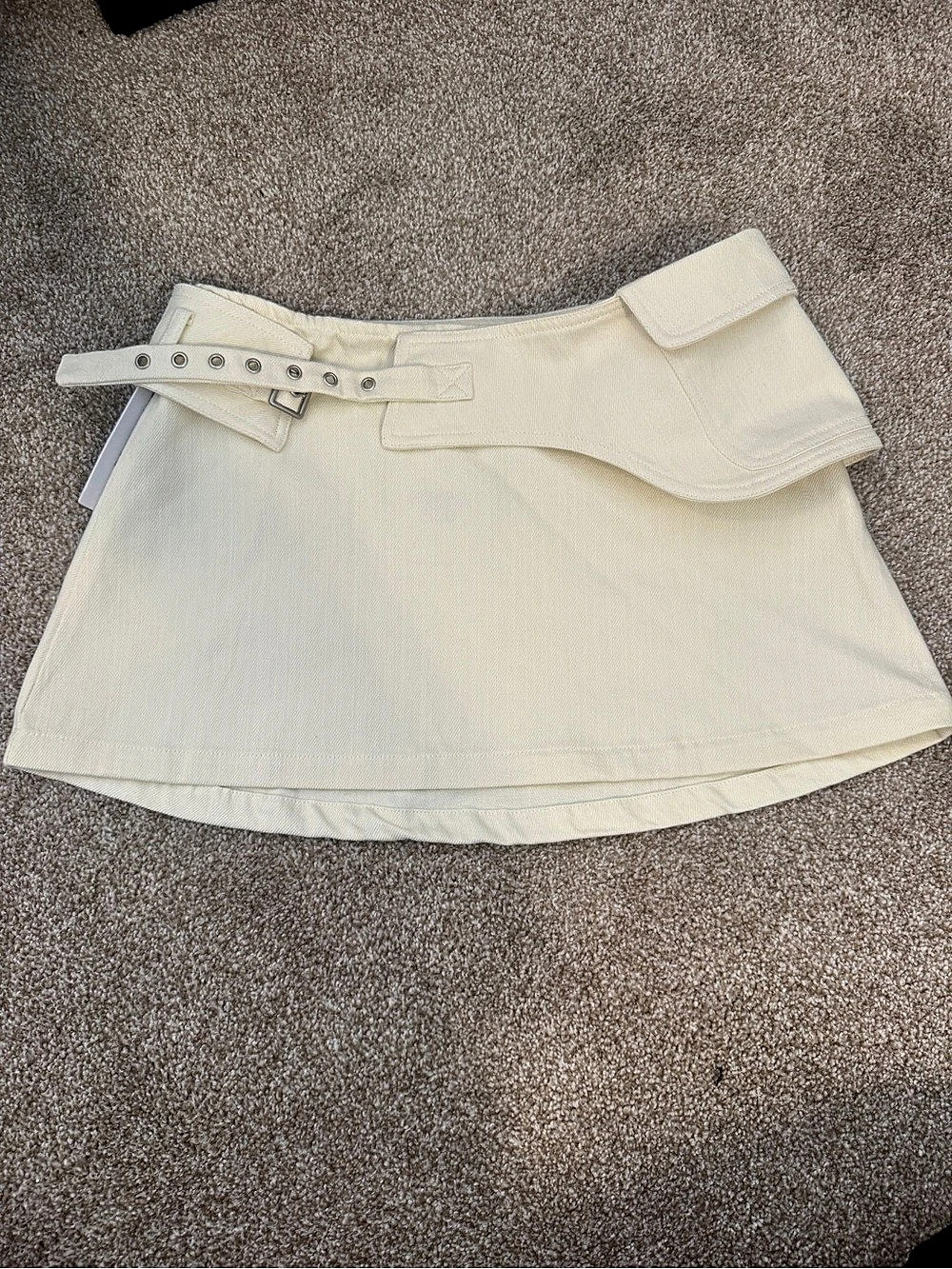 Princess Polly skirt Supersonic Belted Denim Mini Skirt